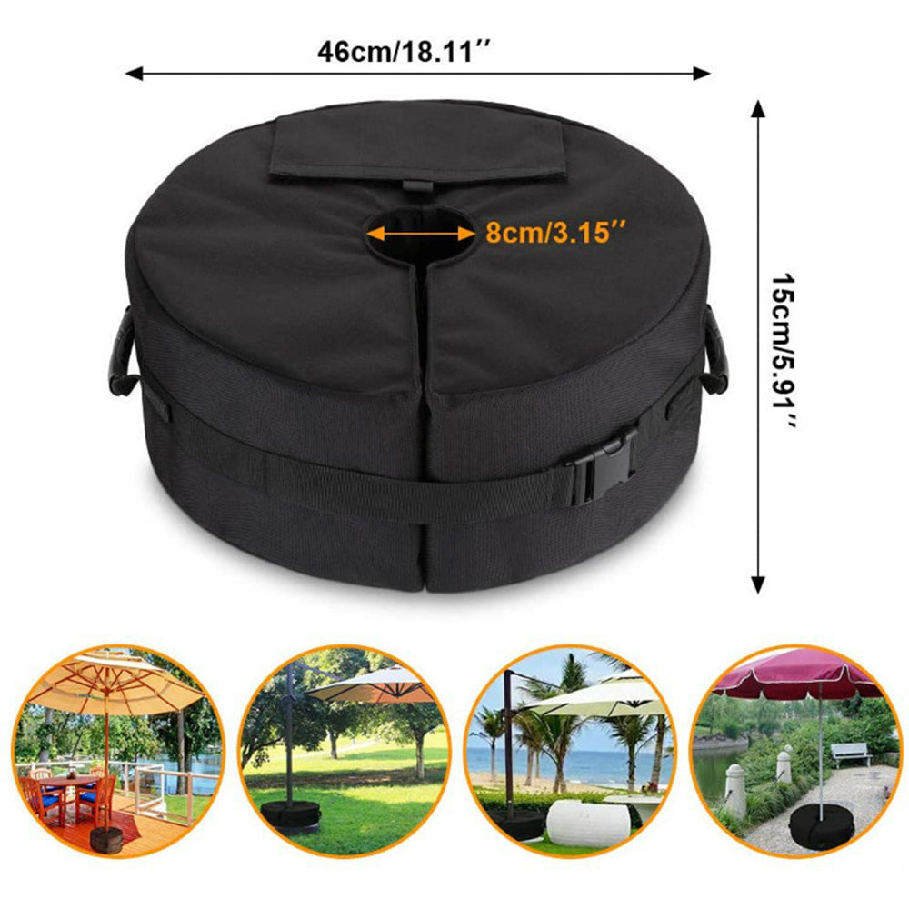 KG0043 Umbrella Base Weight Bag Heavy Duty Round Sandbag Support Bag for Cantilever Patio Umbrella KG0043 Umbrella Base Weight Bag Heavy Duty Round Sandbag Support Bag for Cantilever Patio Umbrella